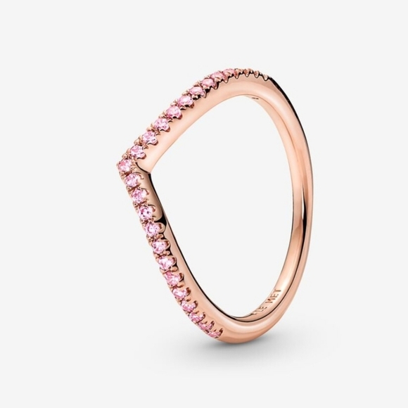 Pandora Jewelry - Pandora Timeless Wish Sparkling Pink Ring14k rose gold plating 186316c02